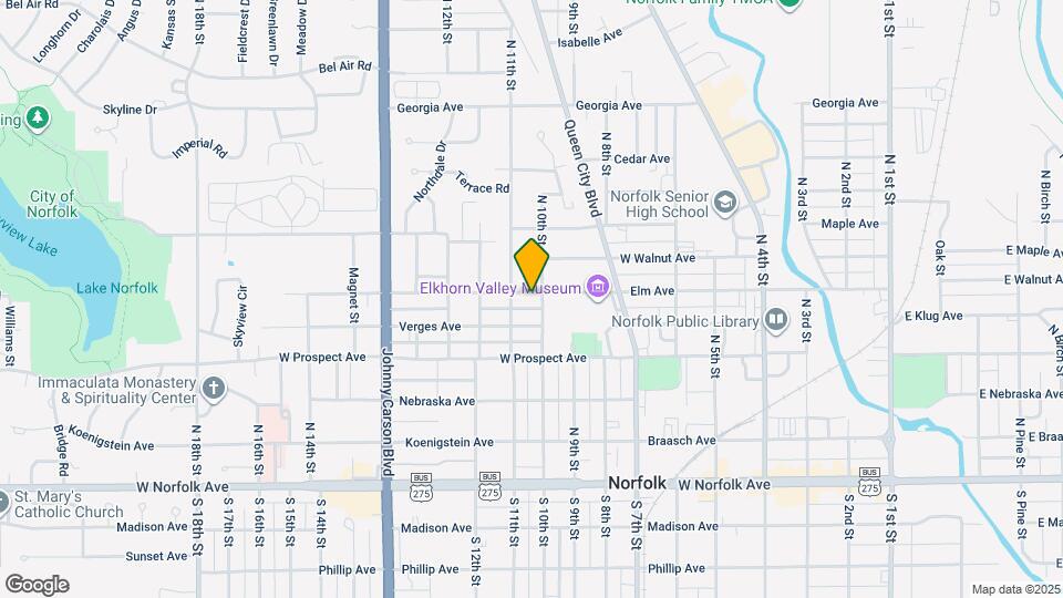 1001 Elm Ave, Unit 2 Map and Location Details