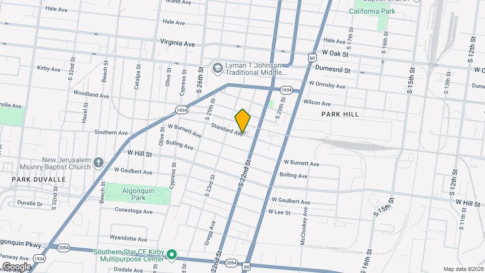 2122 Standard Ave Mapa y Detalles de la Ubicación