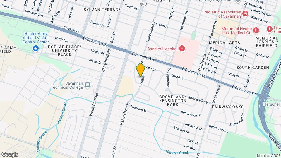 5529 Habersham St Mapa y Detalles de la Ubicación