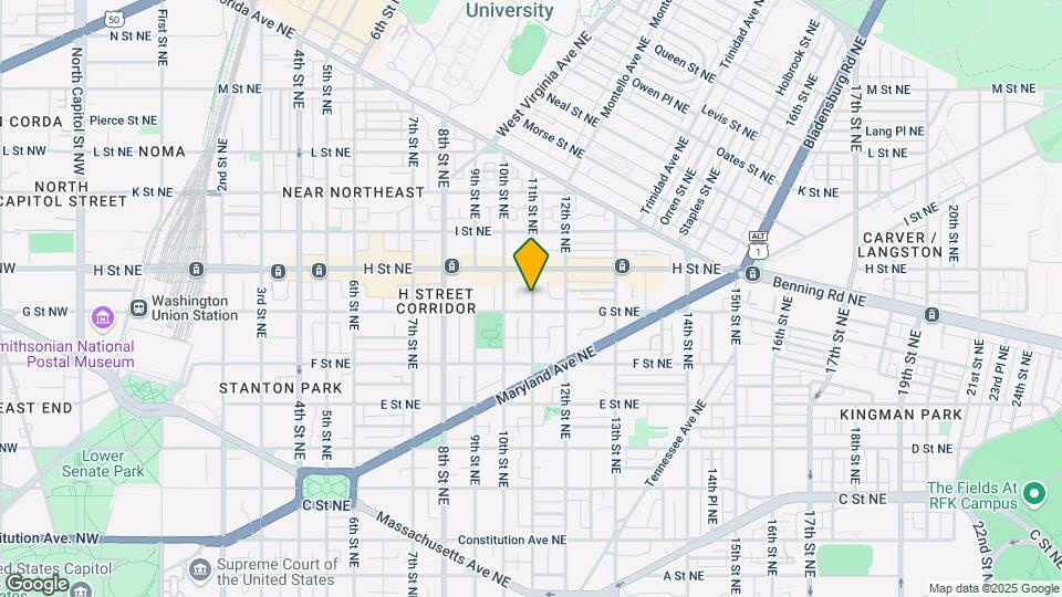 730 11th St NE, Unit 203 Map and Location Details