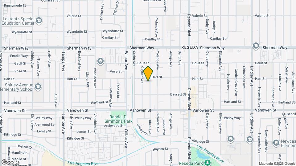 6949 Rhea Ave, Unit 6951 Newly Renovated ADU Map and Location Details