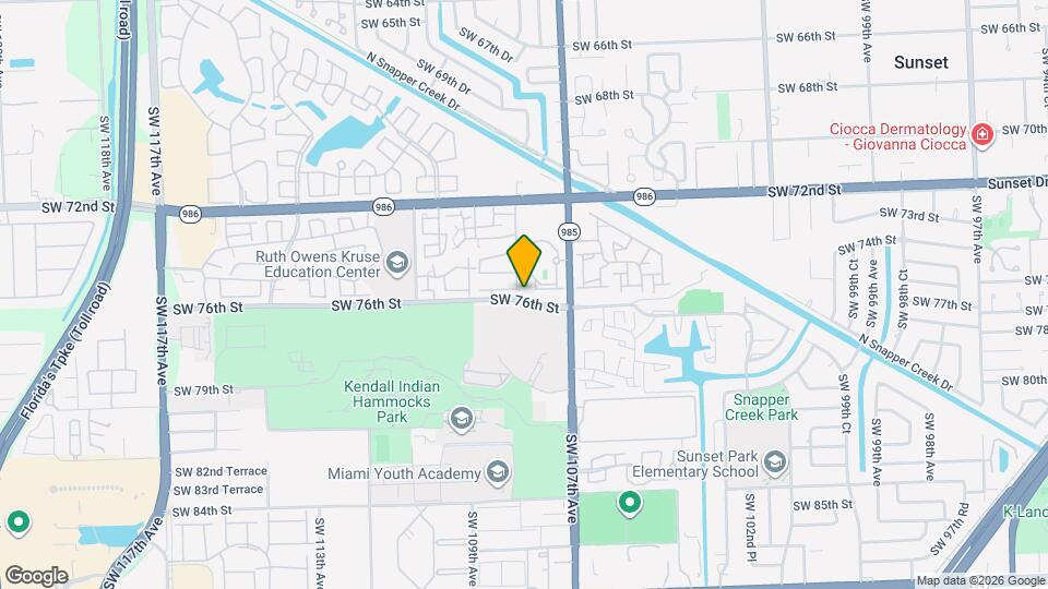 10788 SW 75th Terrace Map and Location Details