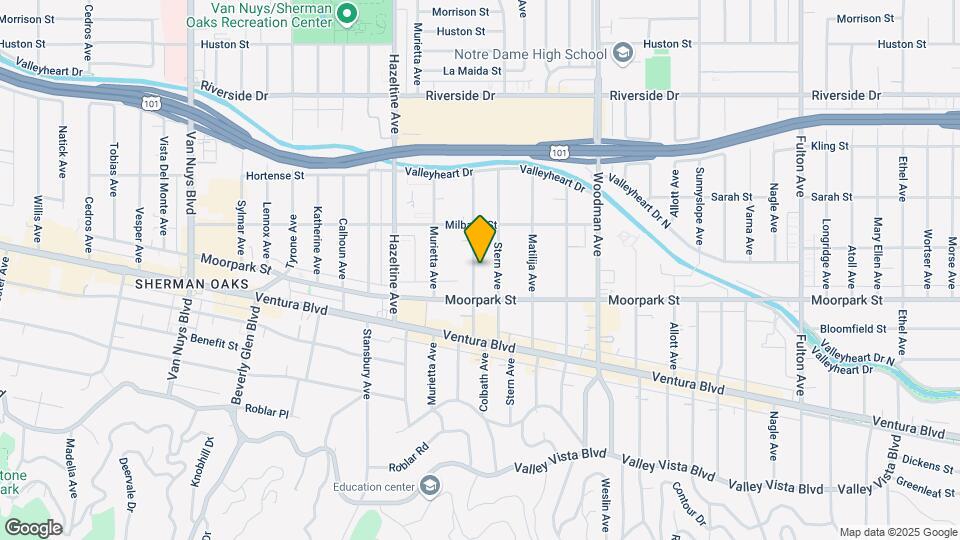 4440 Colbath Ave Map and Location Details