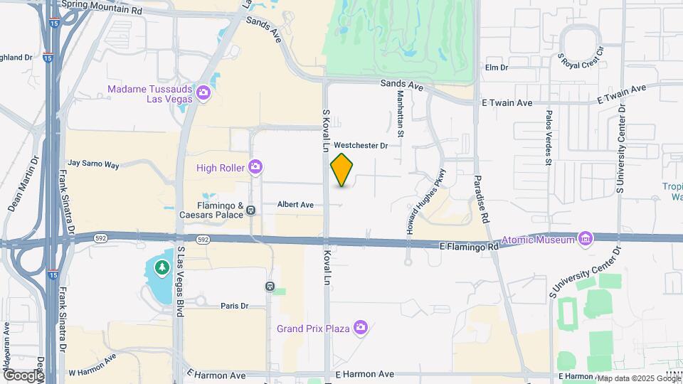 210 E Flamingo Rd, Unit 308 Mapa y Detalles de la Ubicación