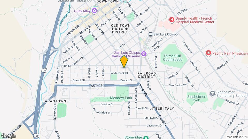 2067-2071 Story St Map and Location Details