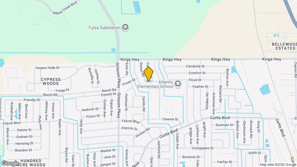 7355 Darien Rd Map and Location Details