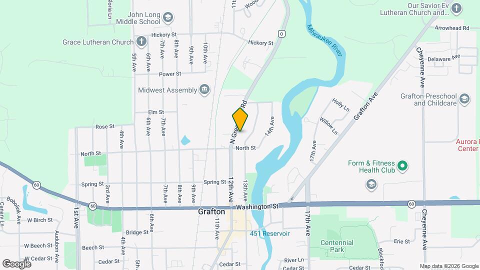 966 N Green Bay Rd Map and Location Details