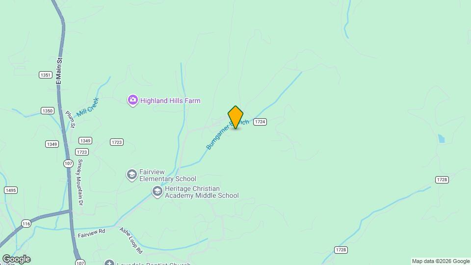 926 Fairview Rd Map and Location Details