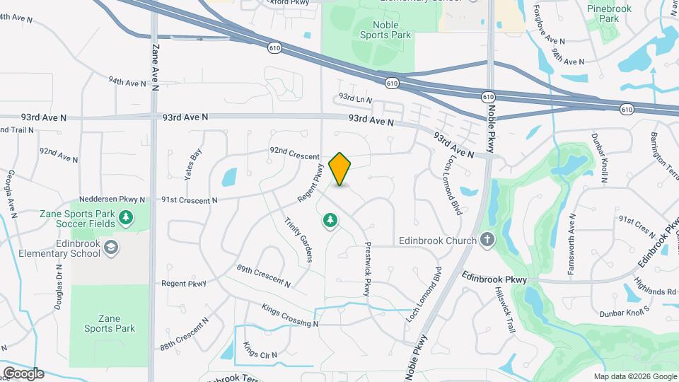9125 Prestwick Ct Map and Location Details