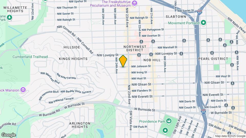 2344 NW Johnson St Map and Location Details