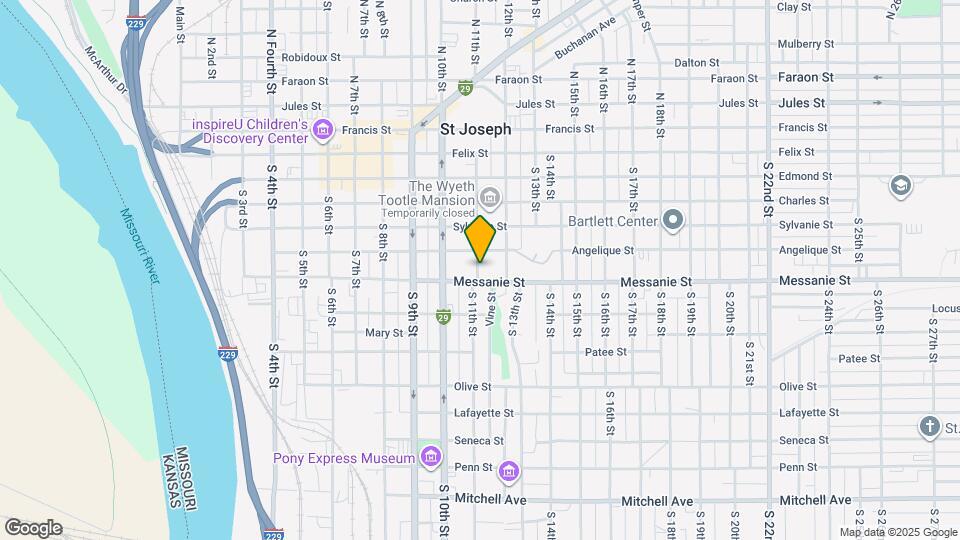 519 S 11th St Map and Location Details