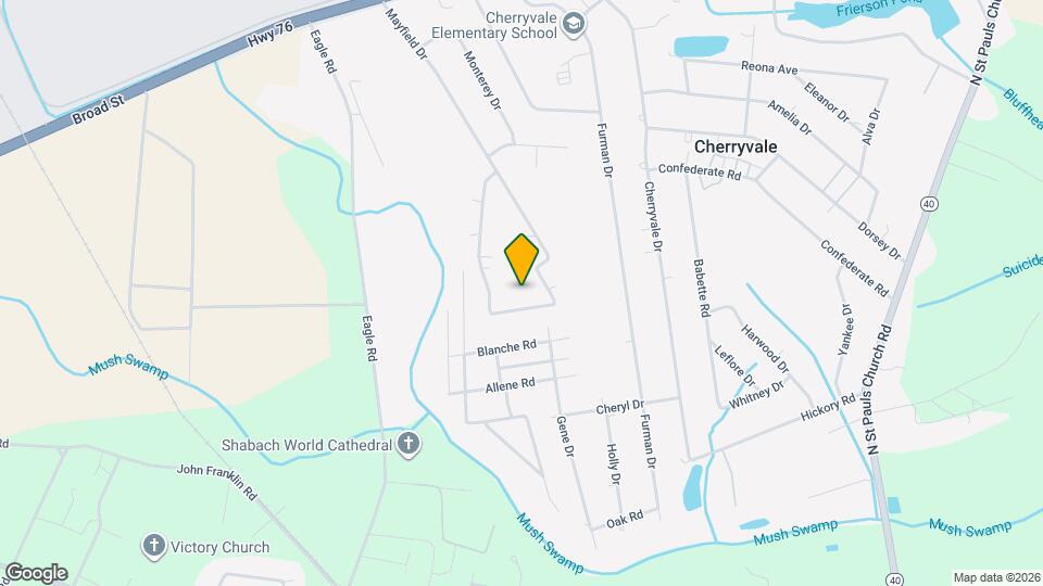 1000 Mayfield Dr Map and Location Details