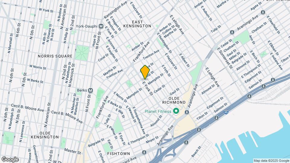 2311 E York St Mapa y Detalles de la Ubicación