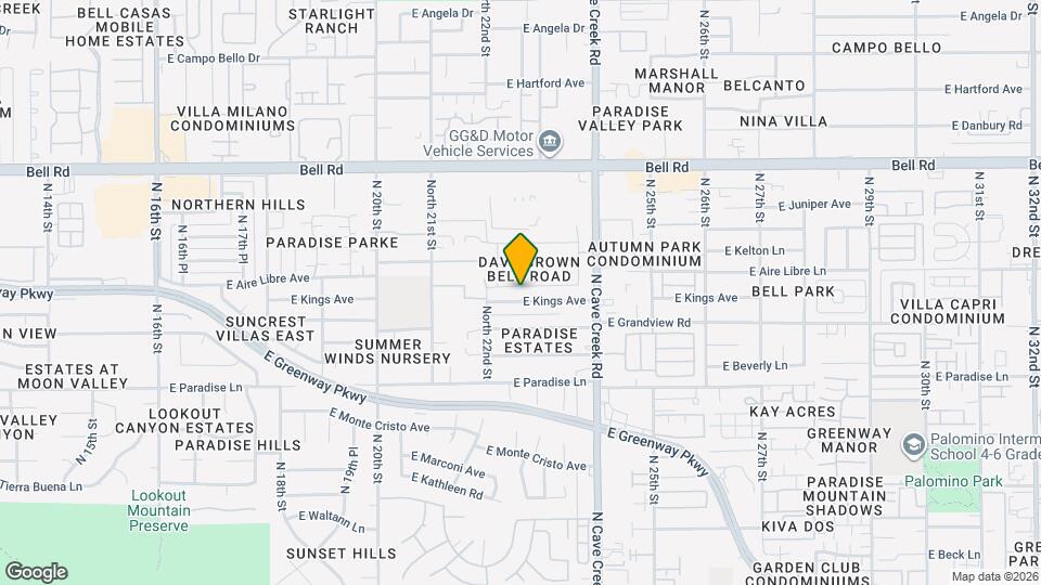 2227 E Edna Ave Map and Location Details