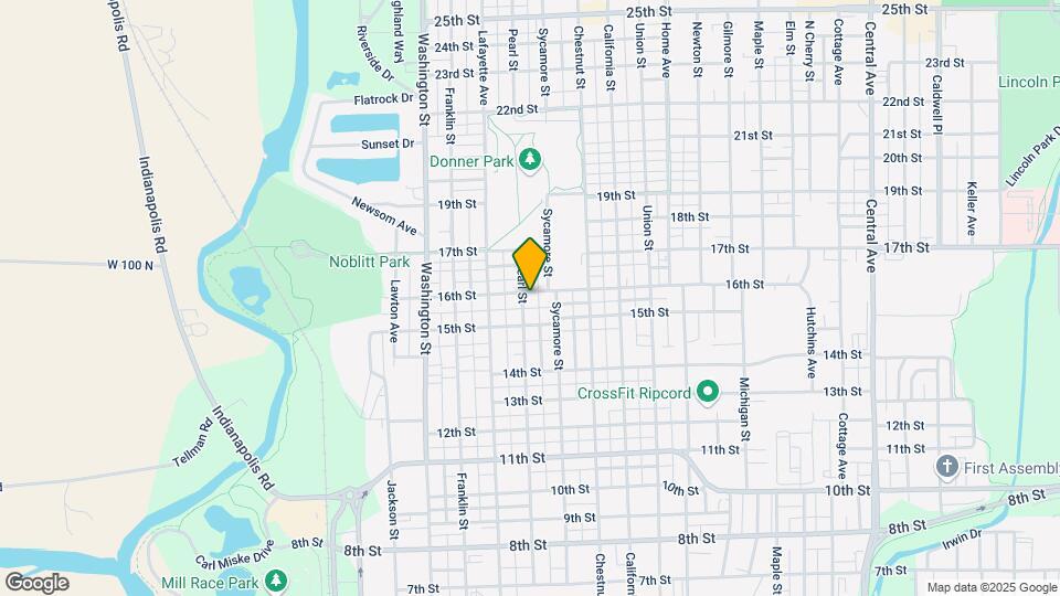 1537 Pearl St, Unit B Map and Location Details