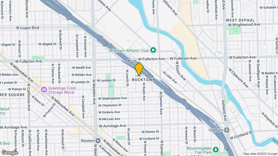 2114 W Lyndale St, Unit 2r Map and Location Details