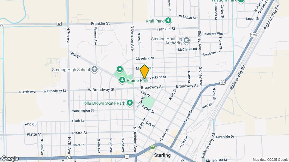 717 Jackson St Map and Location Details