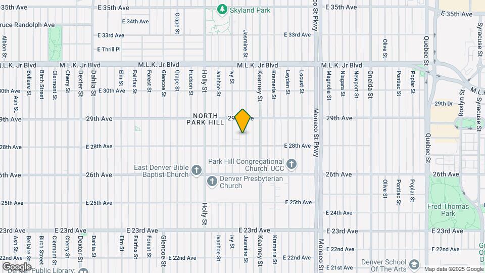 2823 Jasmine St Map and Location Details