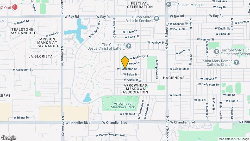 1267 W Galveston St Map and Location Details