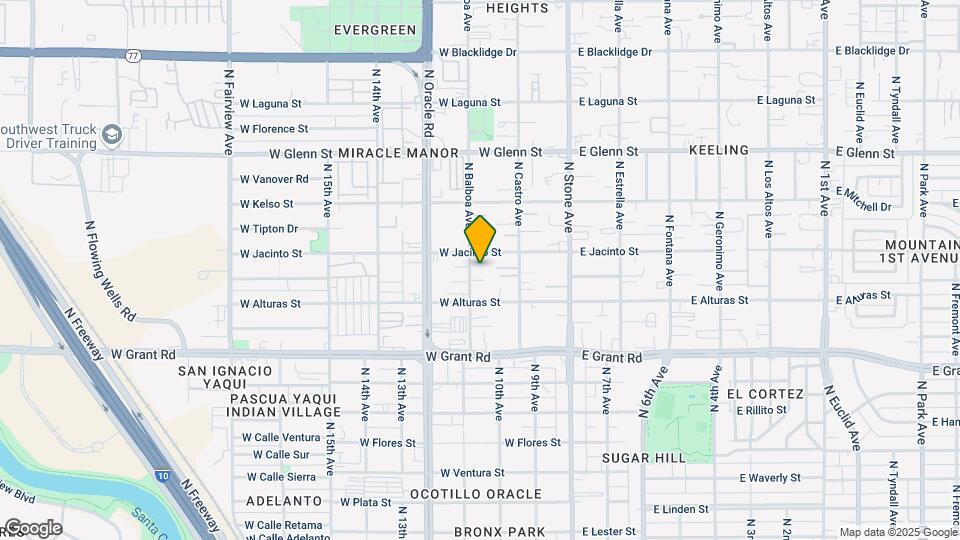 2540 N Balboa Ave Mapa y Detalles de la Ubicación