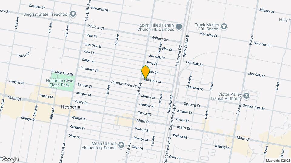 16401 Chestnut St Map and Location Details
