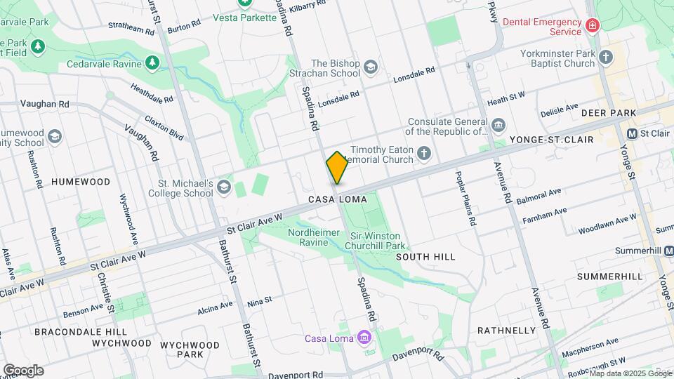 339-351 Spadina Rd Map and Location Details