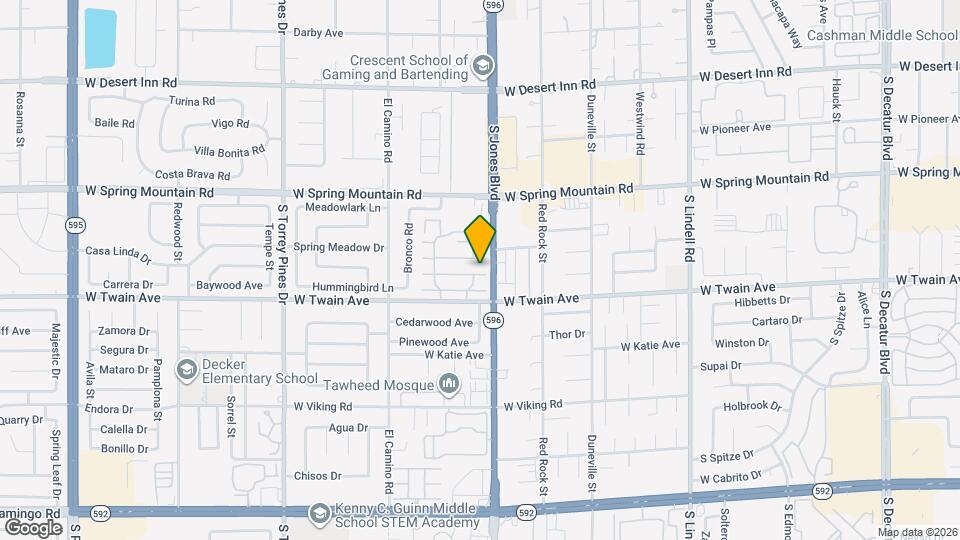 6122 Meadow View Ln Map and Location Details