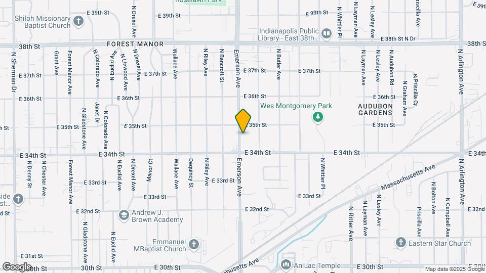 3425 N Emerson Ave Map and Location Details