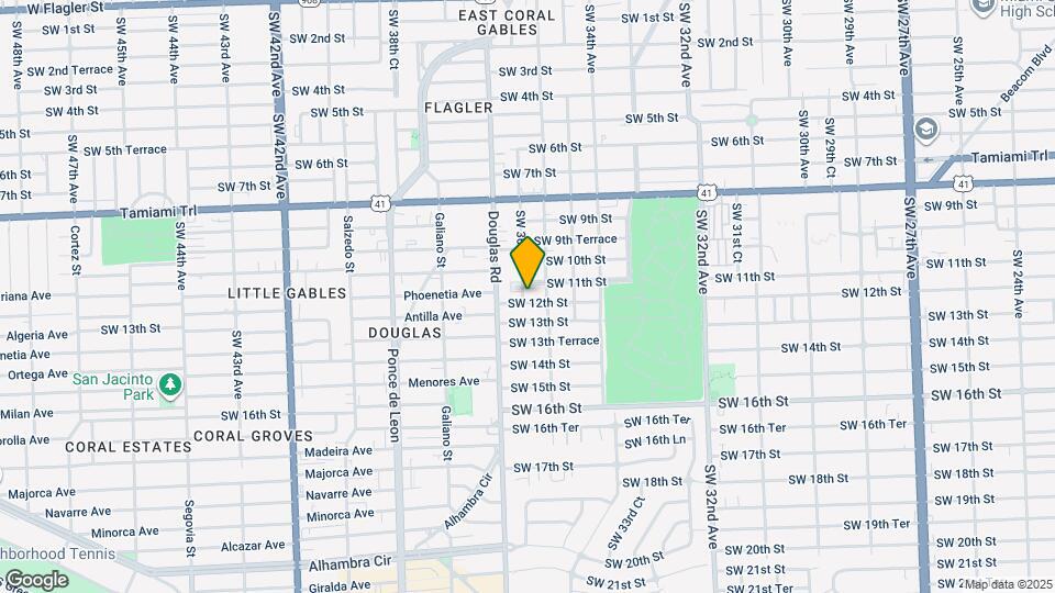 3639 SW 12th St Map and Location Details