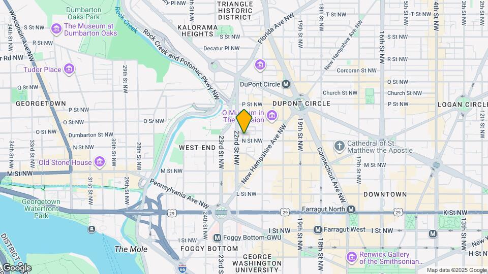 2139 N St NW Map and Location Details