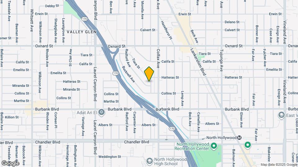 5739 Simpson Ave Map and Location Details