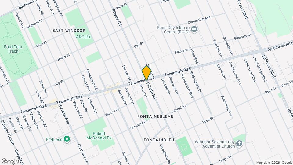 2333 Pillette Rd Map and Location Details