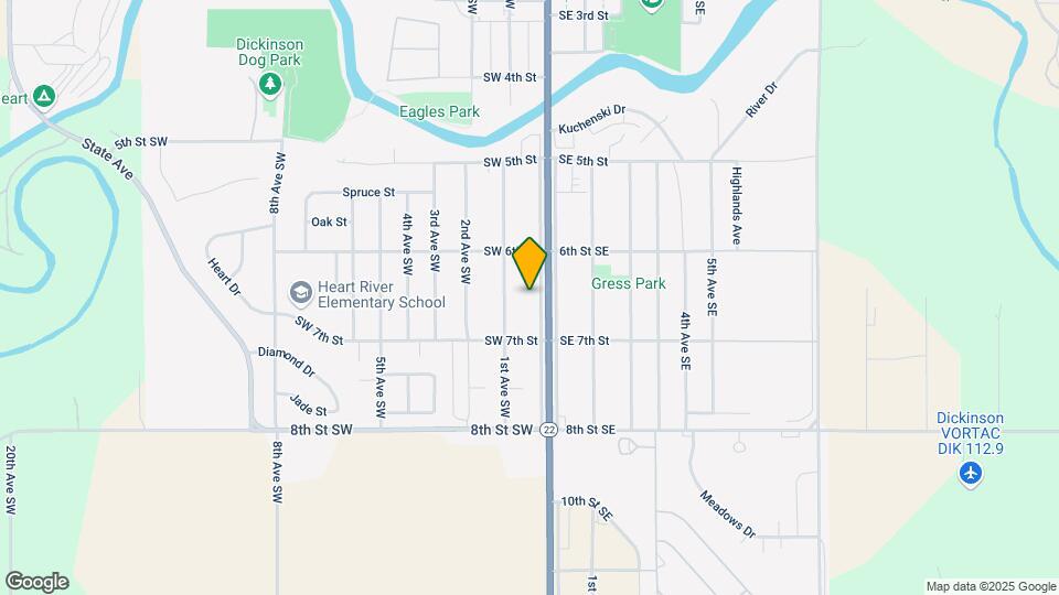 654 S Main Ave Map and Location Details