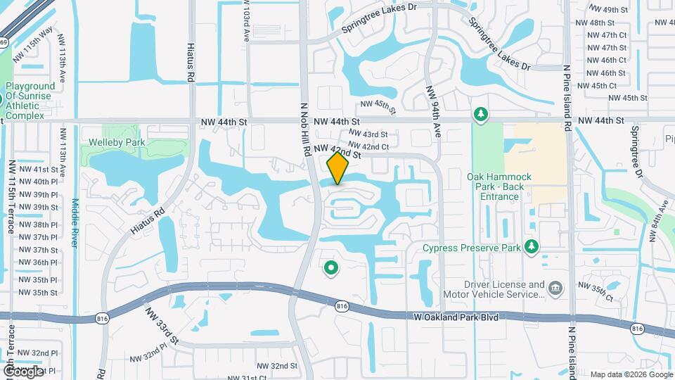 9841 Nob Hill Ln, Unit 9841 Map and Location Details