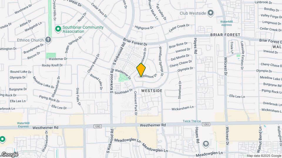 2274 Woodland Springs St Map and Location Details