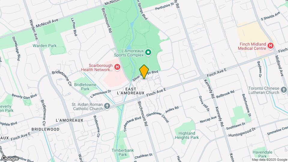 25 Silver Springs Blvd Map and Location Details