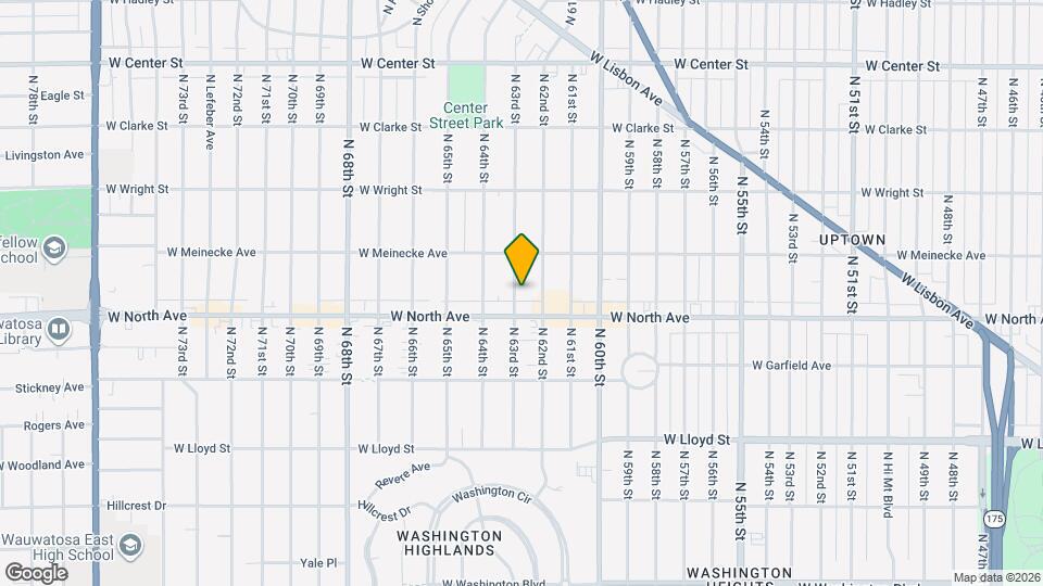 2332 N 63rd St, Unit Upper Unit Map and Location Details