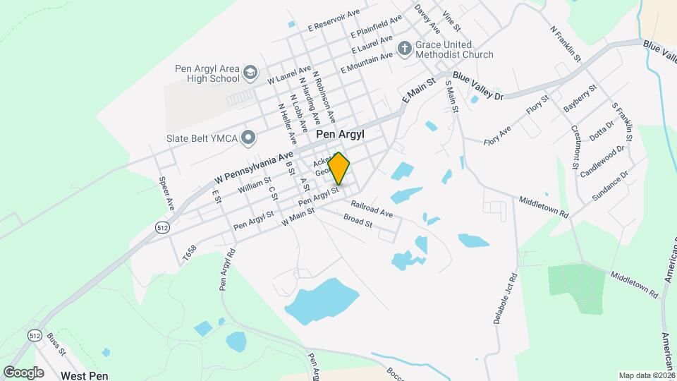 24 Pen Argyl St Map and Location Details
