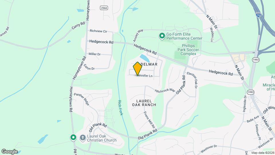 867 Jennifer Ln Map and Location Details