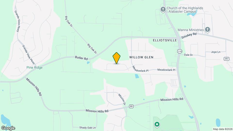 324 Willow Glen Ct Map and Location Details
