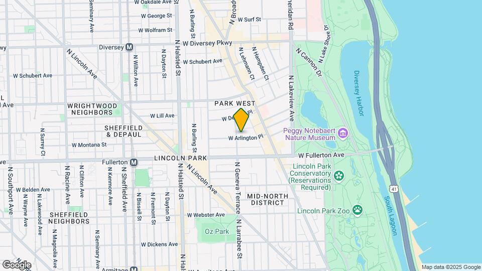560 W Arlington Pl, Unit 606 Map and Location Details