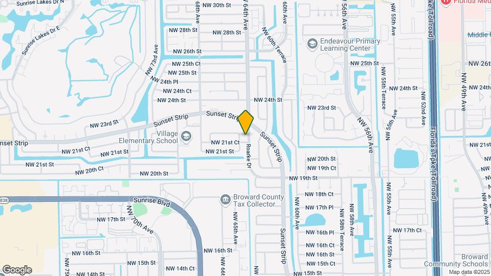 2151 NW 64th Ave Map and Location Details