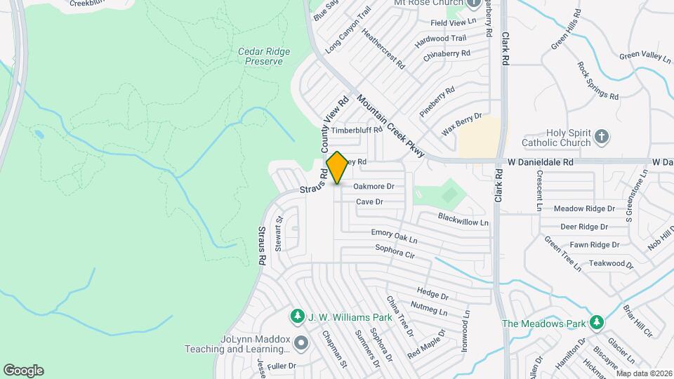 7439 Oakmore Dr Map and Location Details