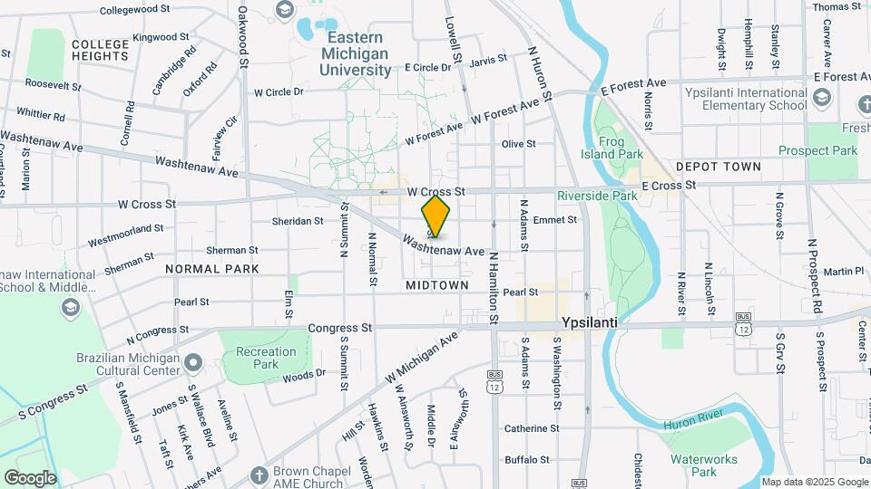 518 Washtenaw Ave Map and Location Details