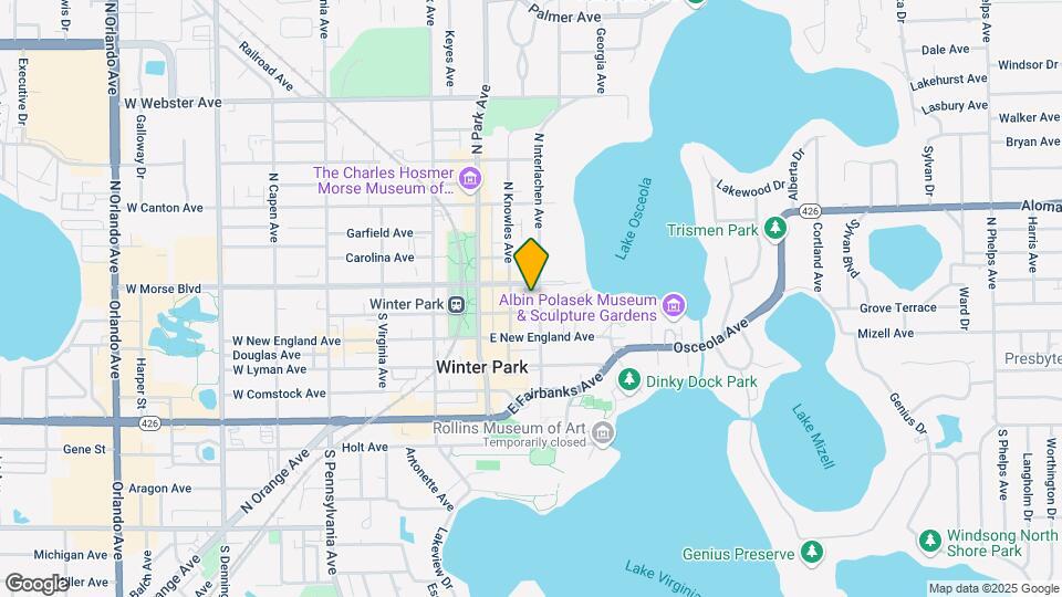 125 S Interlachen Ave Mapa y Detalles de la Ubicación