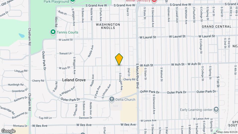 1202 W Ash St Map and Location Details