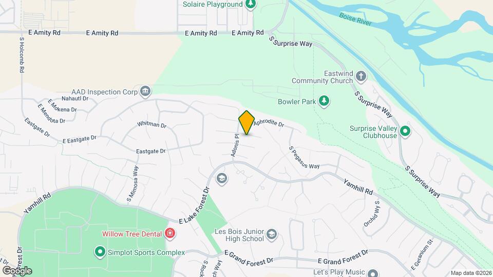 3879 E Sweet Pea Ct Mapa y Detalles de la Ubicación