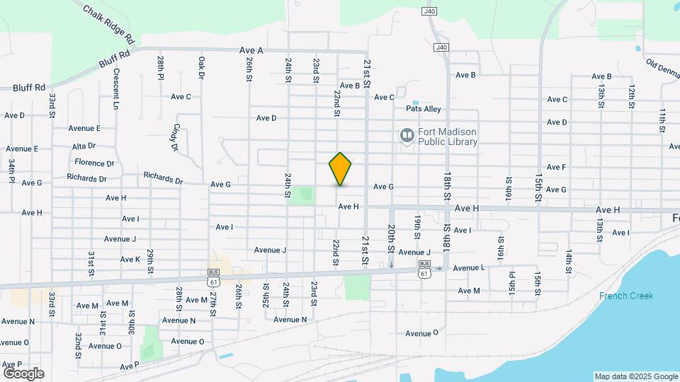 2134 Ave G Mapa y Detalles de la Ubicación