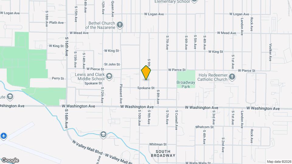 1714 S 9th Ave Map and Location Details