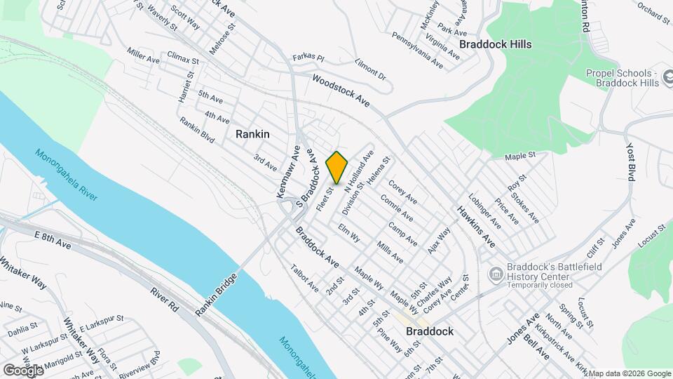 268 Fleet St Map and Location Details